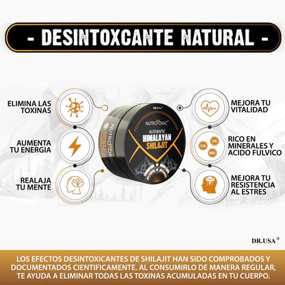 POTENCIADOR SHILAJIT DR USA EL ORIGINAL